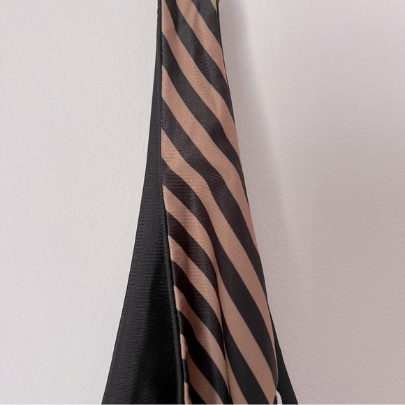 Baiia Valencia Mix Match Striped One Shoulder Reversible Swim Bikini Top NEW - Picture 7 of 11